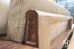 Tựa sofa gỗ óc chó phòng khách