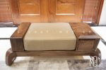 Đôn sofa gỗ óc chó