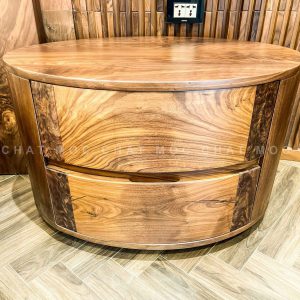 Tủ đầu giường gỗ óc chó