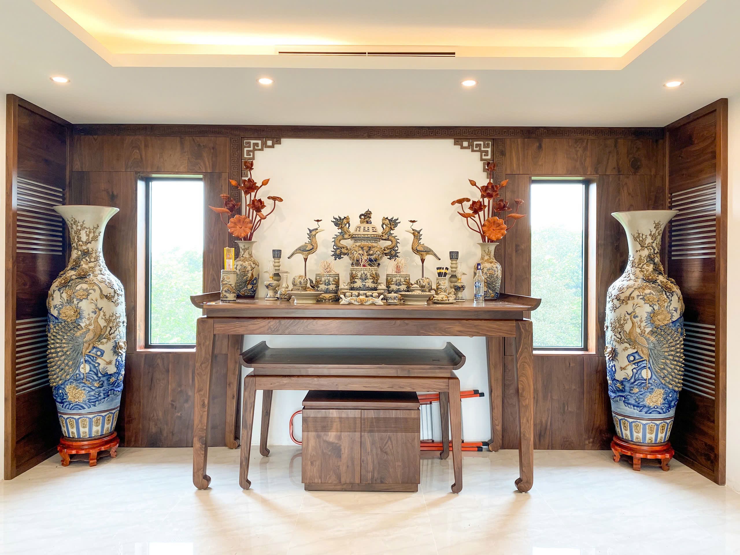 Phòng thờ biệt thự Tuấn Dung - Ninh Hiệp Phòng thờ biệt thự Tuấn Dung - Ninh Hiệp