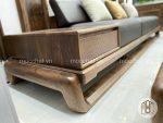 Băng dài 3 chỗ ngồi sofa gỗ óc chó