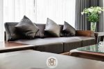 Băng dài 3 chỗ ngồi sofa óc chó
