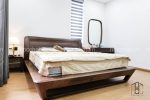Giường gỗ óc chó hiện đại cao cấp