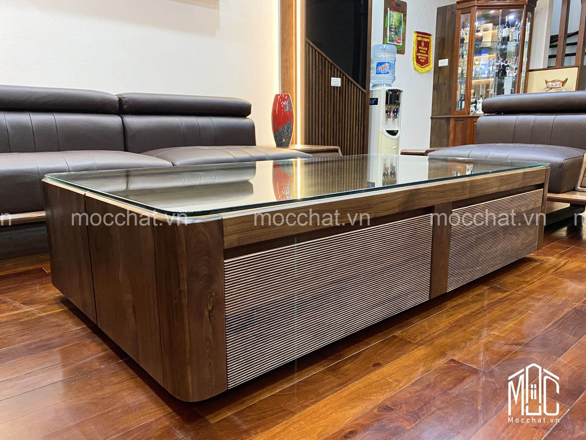 Bàn trà óc chó đẹp hiện đại