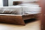 Giường ngủ gỗ óc chó hiện đại cao cấp