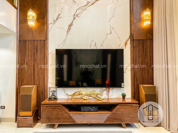 Kệ tivi gỗ óc chó hiện đại cao cấp