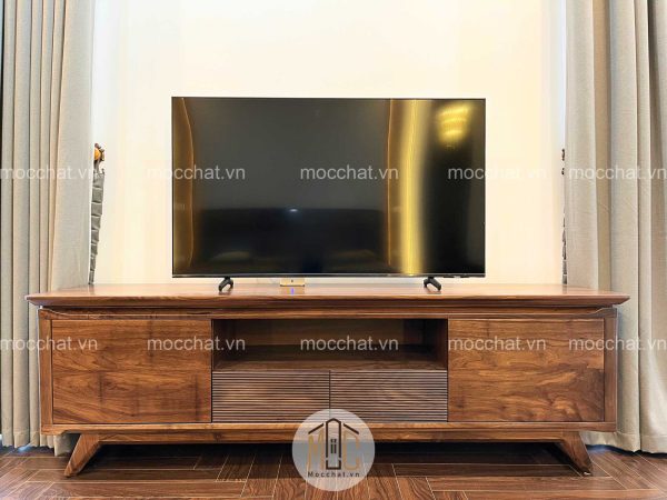 Kệ tivi gỗ óc chó đẹp hiện đại cao cấp