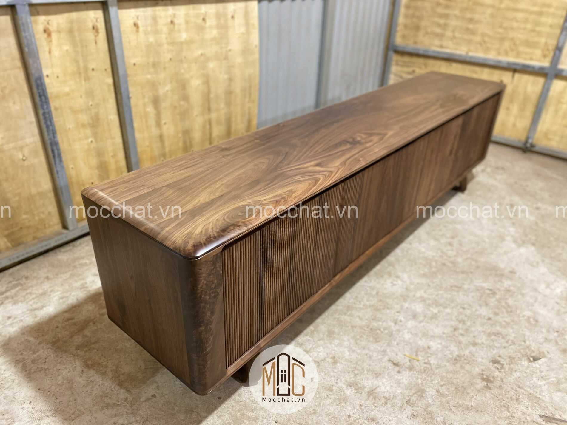 Kệ tivi gỗ óc chó đẹp cao cấp hiện đại