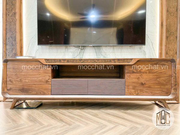 Kệ tivi óc chó hiện đại cao cấp