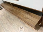 Vân gỗ kệ tivi treo tường gỗ óc chó cao cấp hiện đại