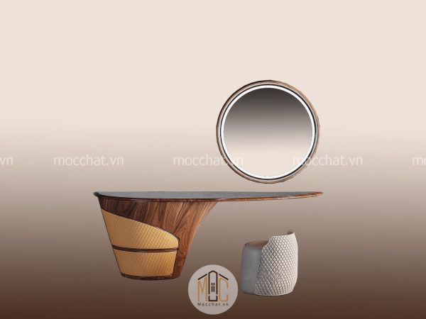 Bàn Phấn – Bàn Trang Điểm Gỗ Óc Chó Đẹp Cao Cấp Mã BPOC-07