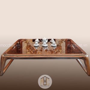 Bàn trà gỗ óc chó cao cấp hiện đại mã BTOC-16