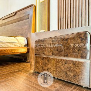 Tab đầu giường gỗ óc chó