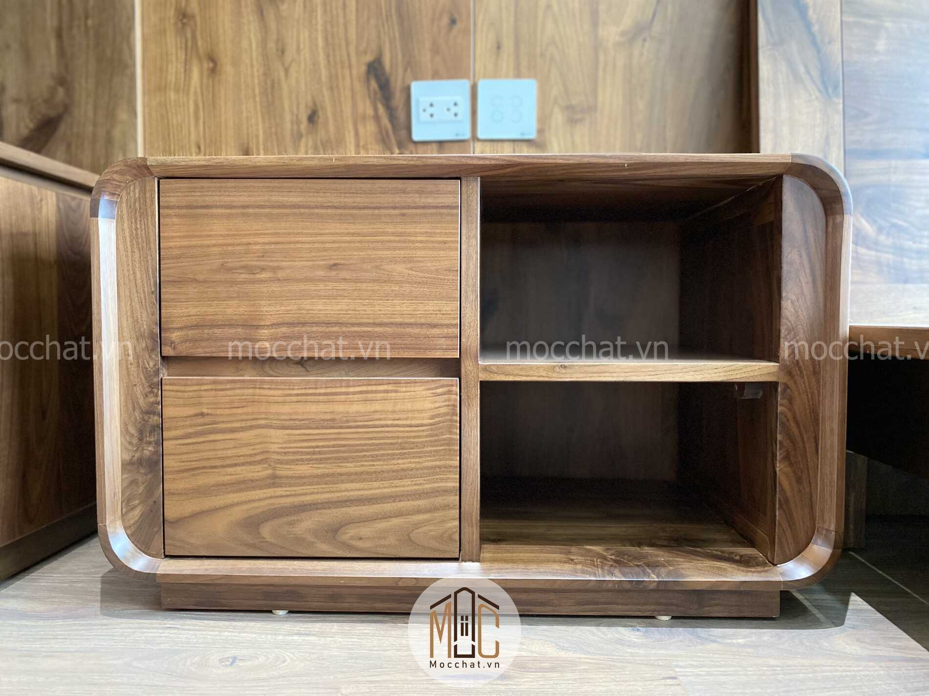 Tab đầu giường gỗ óc chó