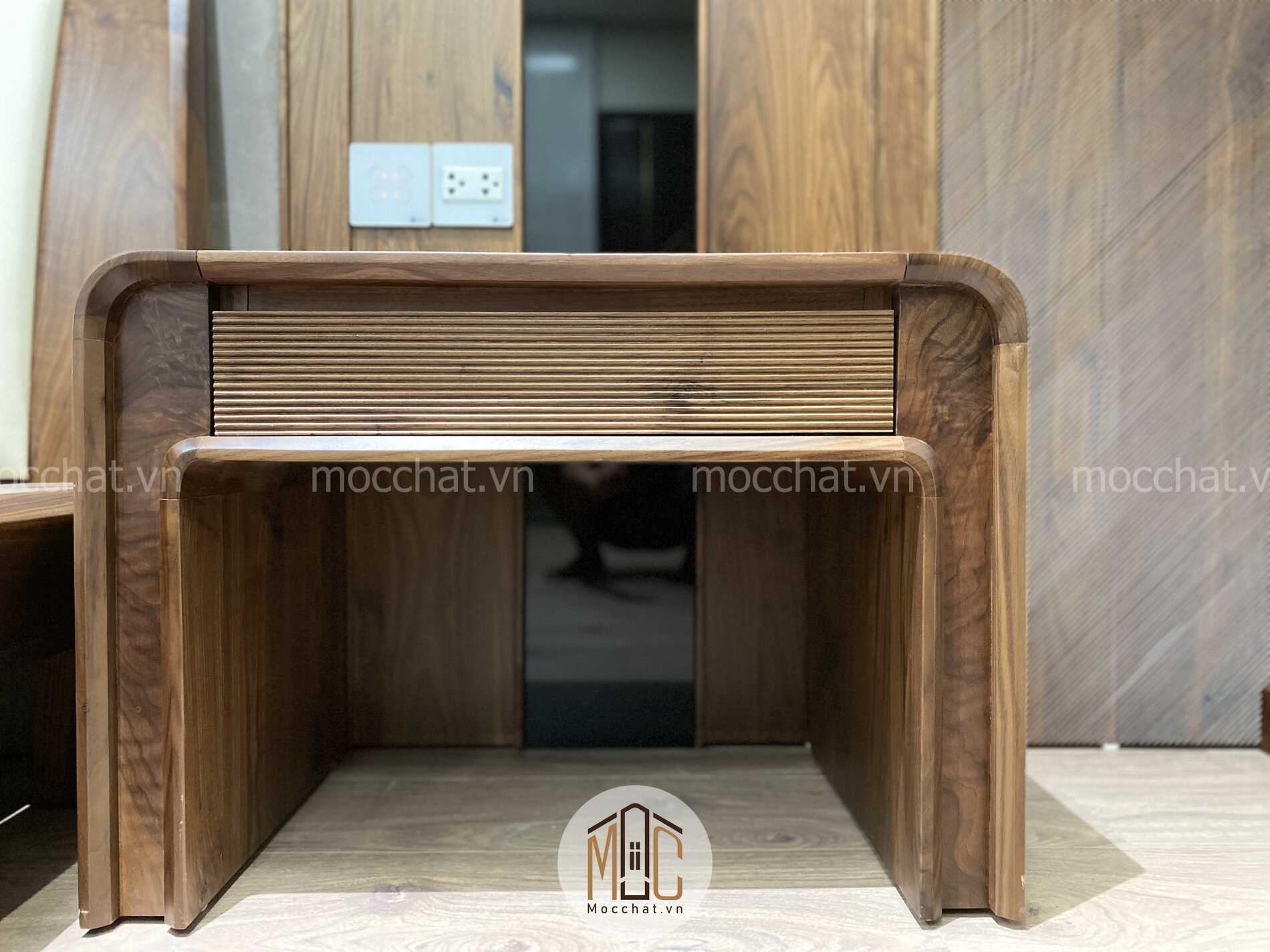 Tab đầu giường gỗ óc chó