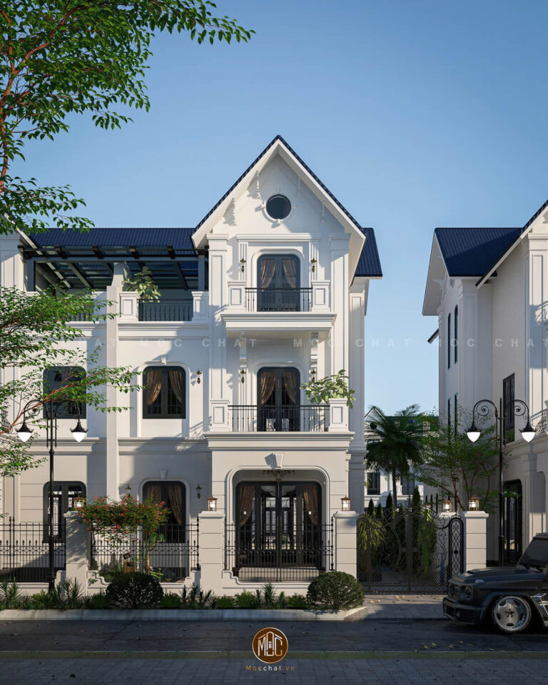 Biệt thự 3 tầng sang trọng – Thiết kế đẳng cấp và tinh tế