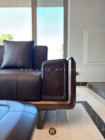 Phần tựa tay sofa óc chó