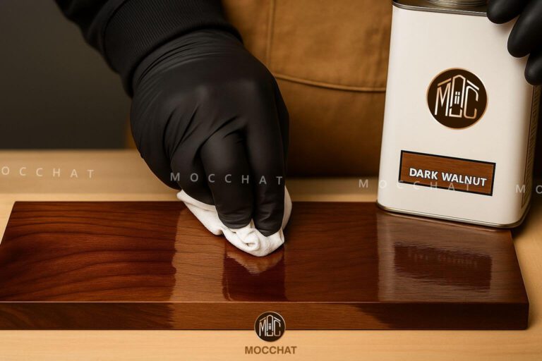 Dầu lau gỗ màu óc chó