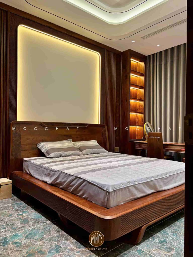 Không gian phòng ngủ nhà vườn anh đạt Thanh Hóa