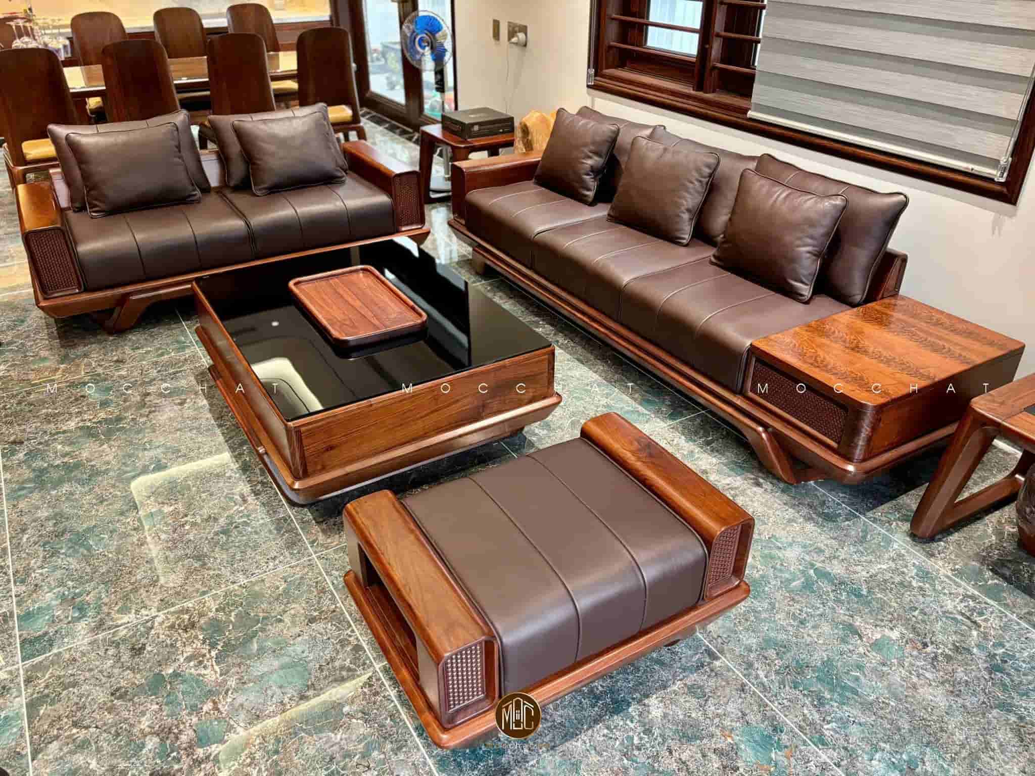 Không gian phòng khách nhà vườn anh Đạt Thanh Hóa