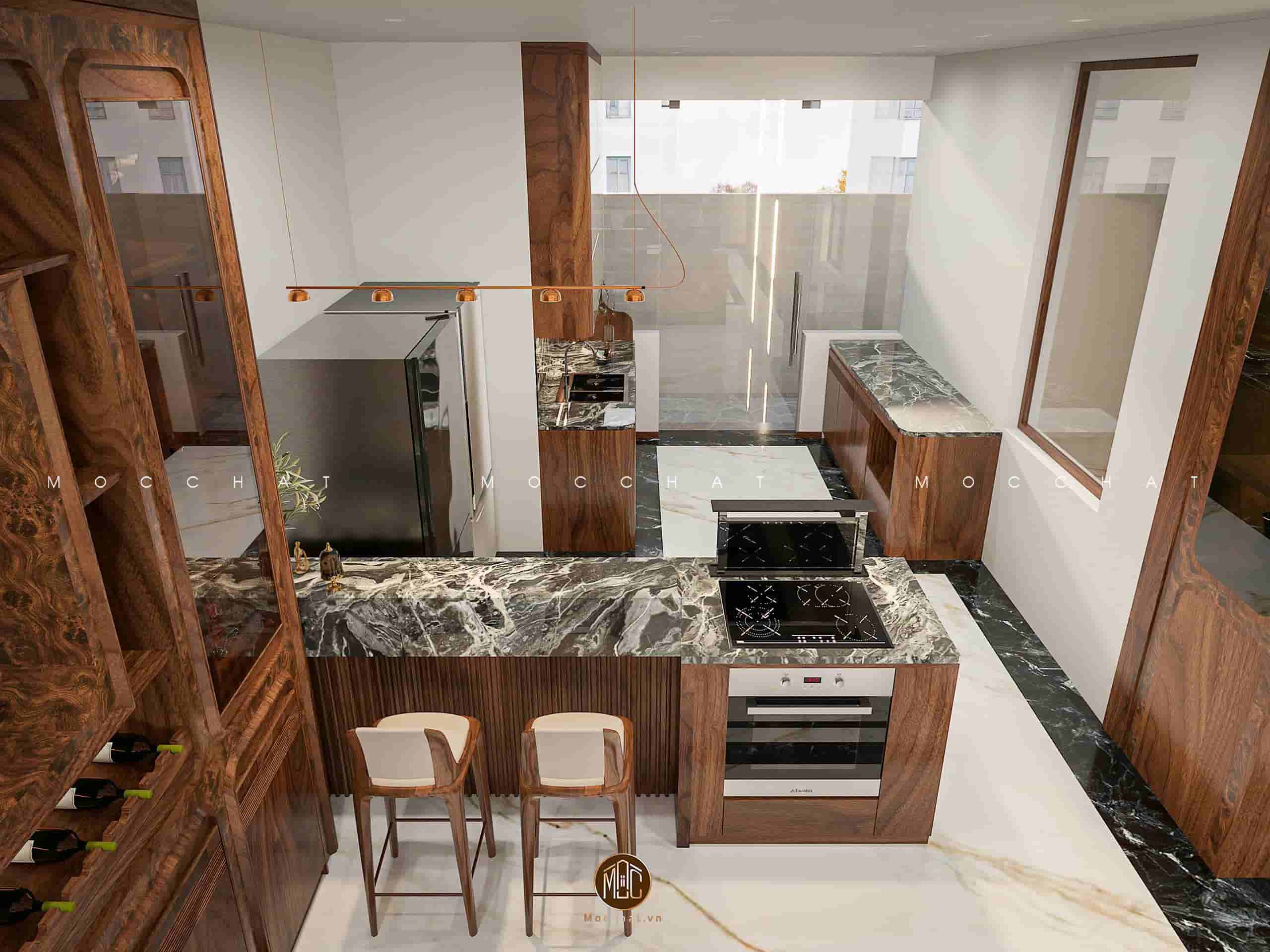 An Gia House Nghệ An - Thiết Kế Nội Thất Gỗ Óc Chó Đẳng Cấp