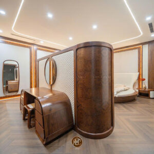 Bàn Phấn – Bàn Trang Điểm Gỗ Óc Chó Đẹp Cao Cấp Mã BPOC-11