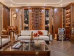 Bàn Ghế Sofa Gỗ Óc Chó Sang Trọng Hiện Đại Mã SOC- 31